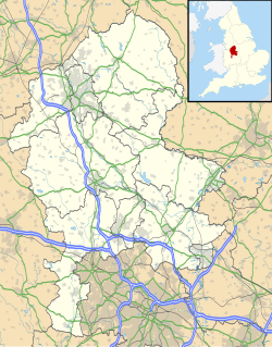 RAF Meir is located in Staffordshire