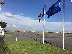 Tarmac de l'aéroport.