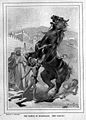 アンドレ・カーステニャ（英語版）画 "The taming of Bucephalus" ブケパロスを馴致する王子アレクサンドロス。1898–1899年作。