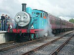 Thomas the Tank Engine on the Avon Valley Railway, UK, in 2007