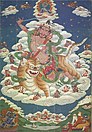 Je Tsongkhapa as mahasiddha Ḍombi Heruka