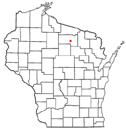 Location of Pine Lake, Wisconsin