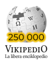 250 000 articles on the Esperanto Wikipedia (2018)
