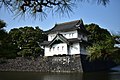 Imperial Palace moat and guard tower