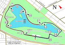 Tracé de la course