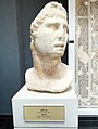 An ancient Roman bust of Juba II of Mauretania.