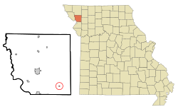 Location of Cosby, Missouri