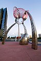 "Aurora" by Geoffrey Bartlett on the corner of Harbour Esplanade and Collins Street