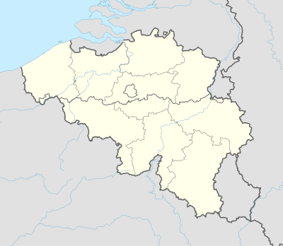 Mapa de localización de Bélgica