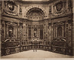 Interior of the de' Medici Cappella dei Principi in Florence (1870s photograph)