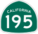 California State Route 195 shield
