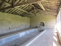 Intérieur du lavoir.