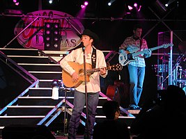 Clay Walker performing in Dallas, Texas
