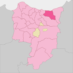 Location of Dar El Kebdani in Driouch Province