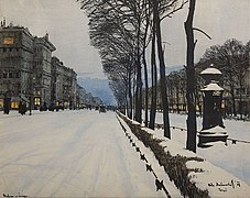 A Snowy Boulevard (1909)