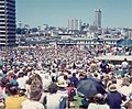 The Domain, Sydney during the Australian constitutional crisis of 1975