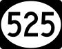 Highway 525 marker