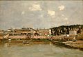 Eugène Boudin. Le port de Trouville, 1884.