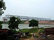 Under-construction view of JP setu