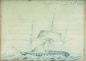 HMS Endymion, 23 января 1809