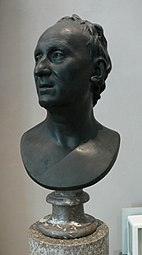 Denis Diderot (1780), plâtre patiné, Munich,musée national de Bavière.