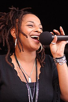 Imaani performing at the Dalston Festival Vortex in September 2008