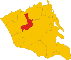 Comiso within the Province of Ragusa
