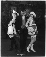 American actress Alice Maison shown wearing ermine fur in a Mack Sennett comedy film