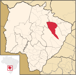 Água Clara – Mappa