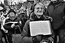 Huelga internacional de mujeres en Gdańsk