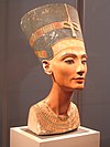 Portrait sculpture of Nefertiti