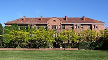 This is a photograph of the Newland Building at St. Mark's College, one of several private residential colleges near the university.