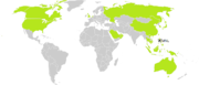 Map of International Destinations of NAIA.