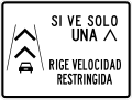 R-2-10 If you see one (arrow symbol), restricted speed applies