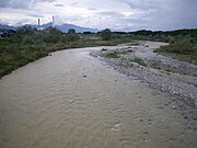 降雨後の蛇尾川 2009年10月8日