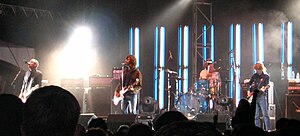 Sloan performing at Olympic Island in Toronto, Ontario, 2004
