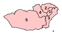 Parliamentary constituencies in South Glamorgan 2010