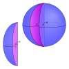 A spherical wedge