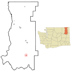 Location of Springdale, Washington