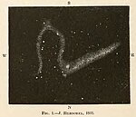 En teckning av nebulosan av John Herschel 1833.