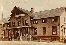 The YMCA in Schreiber, Ontario, circa 1910.
