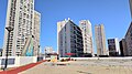 Vue des unités d'habitation dans le quartier asiatique de Choisy.