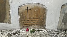 Tumba de Hena Rodríguez en el Cementerio Central de Bogotá