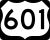 U.S. Highway 601 Truck marker