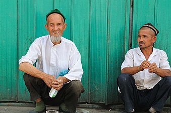 Two Uyghur elders from Turpan.