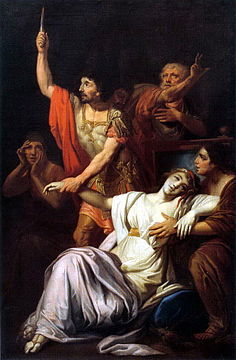 The Death of Camilla (1821)