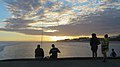 Beach in the evening