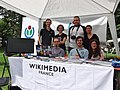 Stand Wikimédia France à Chambéry.