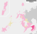 雲仙市在長崎縣的位置
