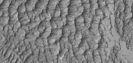 Close view of rough terrain in Northwestern Schiaparelli Crater, as seen by HiRISE under HiWish program